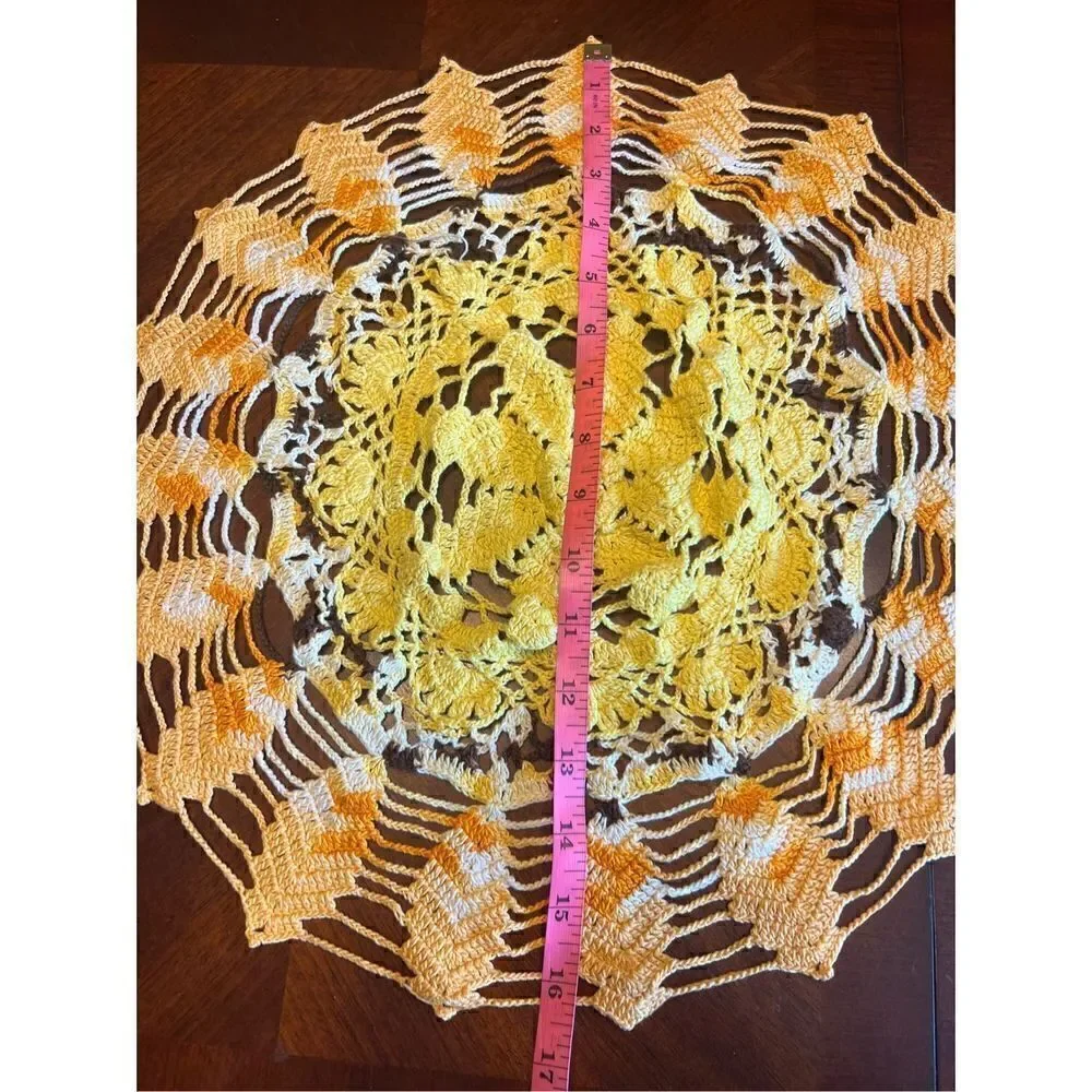 Handmade 16” doily